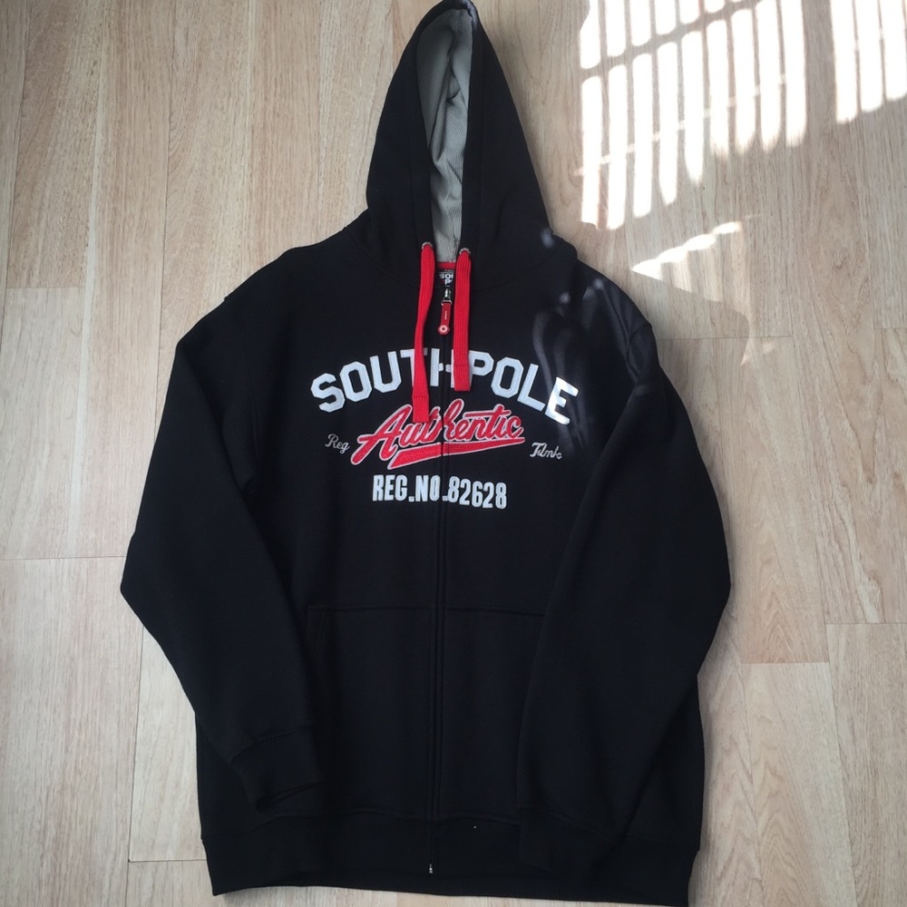 Men’s South Pole Zip Up Hoodie